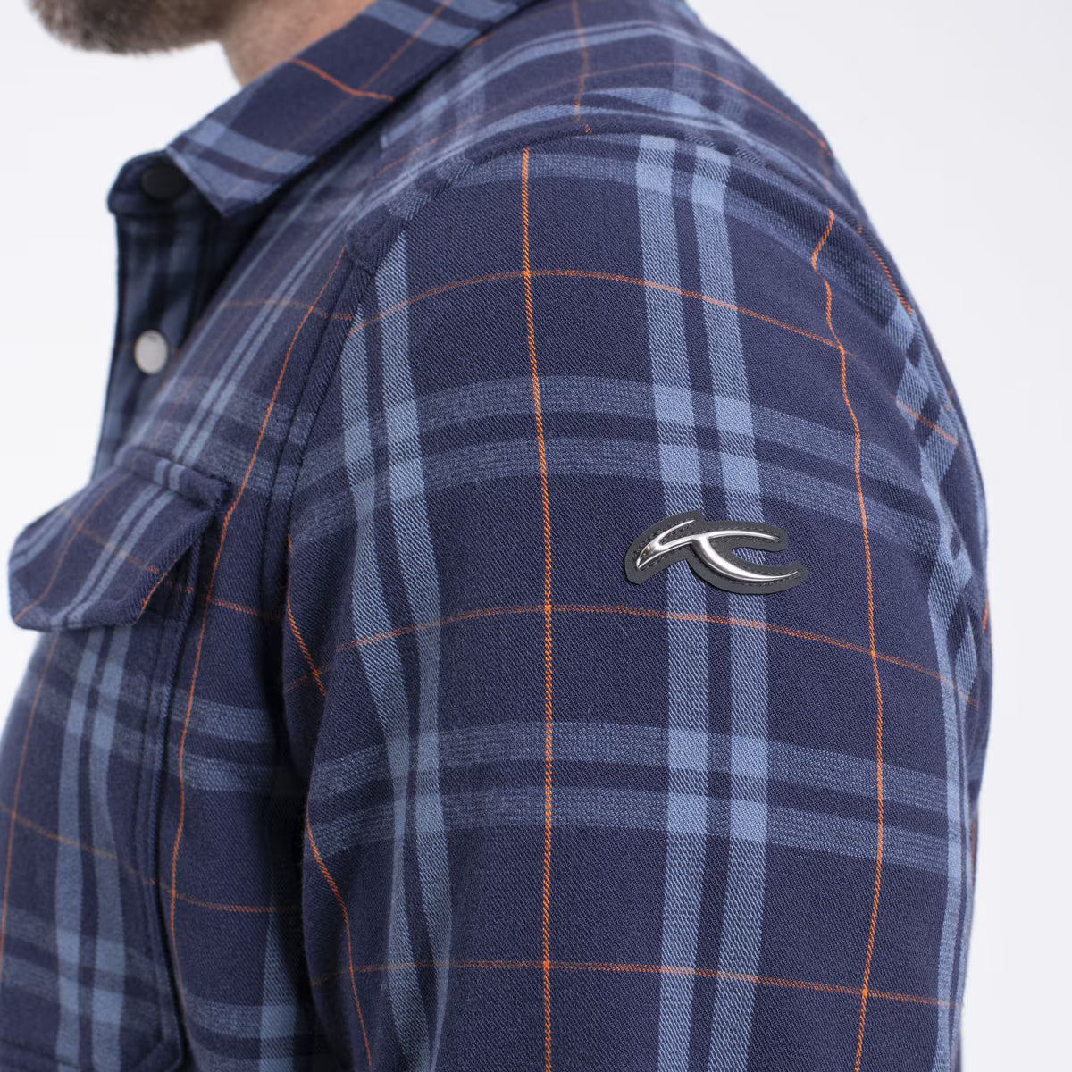 Kjus Men's Ray Warm Shirt Skjorte Herre - KJUS Navy/Admiral Blue