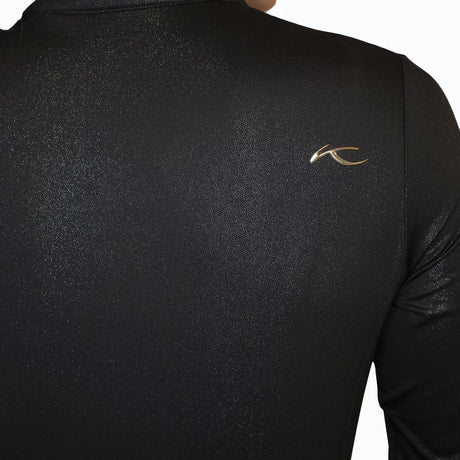 Kjus Women's Motion Print Half-Zip Midlayer Dame - Black -