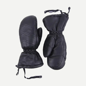 Kjus Unisex Leather Mitten Skiluffer Dame / Herre - Black
