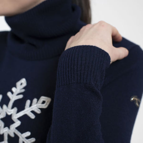 Kjus Women's Snow Sweater Dame - KJUS Navy/Alloy Silver -