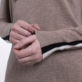 Kjus Women's Snow Sweater Dame - Willow/Black -