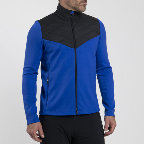 Kjus Men's Formula Midlayer Jacket - Trailblazer/Black - Trailblazer Black