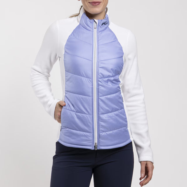 Kjus Women's Lucerne Jacket Jakke Dame - White/Reflection - White Reflection