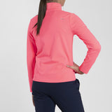 Kjus Girls' Alexis Midlayer Half-Zip Sample - Cyber Pink -