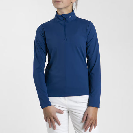Kjus Girls' Alexis Midlayer Half-Zip Sample - Sapphire - Sapphire 152