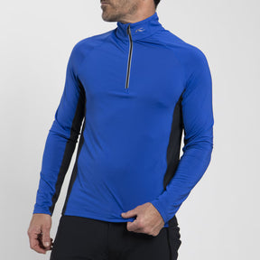 Kjus Men's Dispatch Midlayer Half-Zip Herre - Trailblazer/Black - KJUS Navy