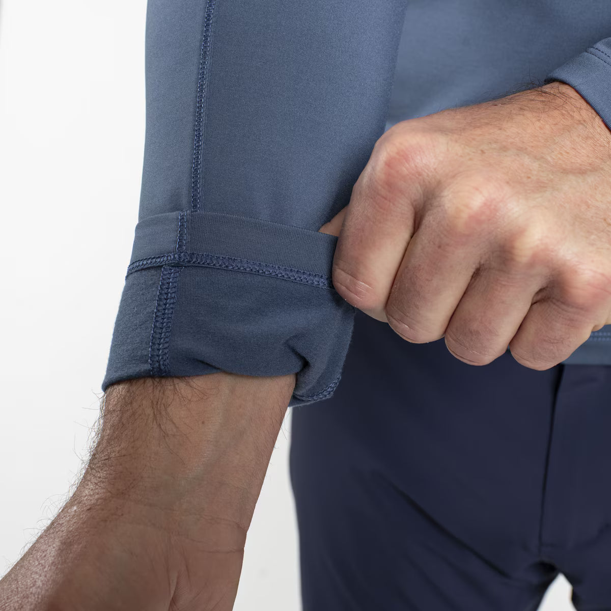 Kjus Men's Trace 2.0 Midlayer Half-Zip Herre - Admiral Blue/KJUS Navy