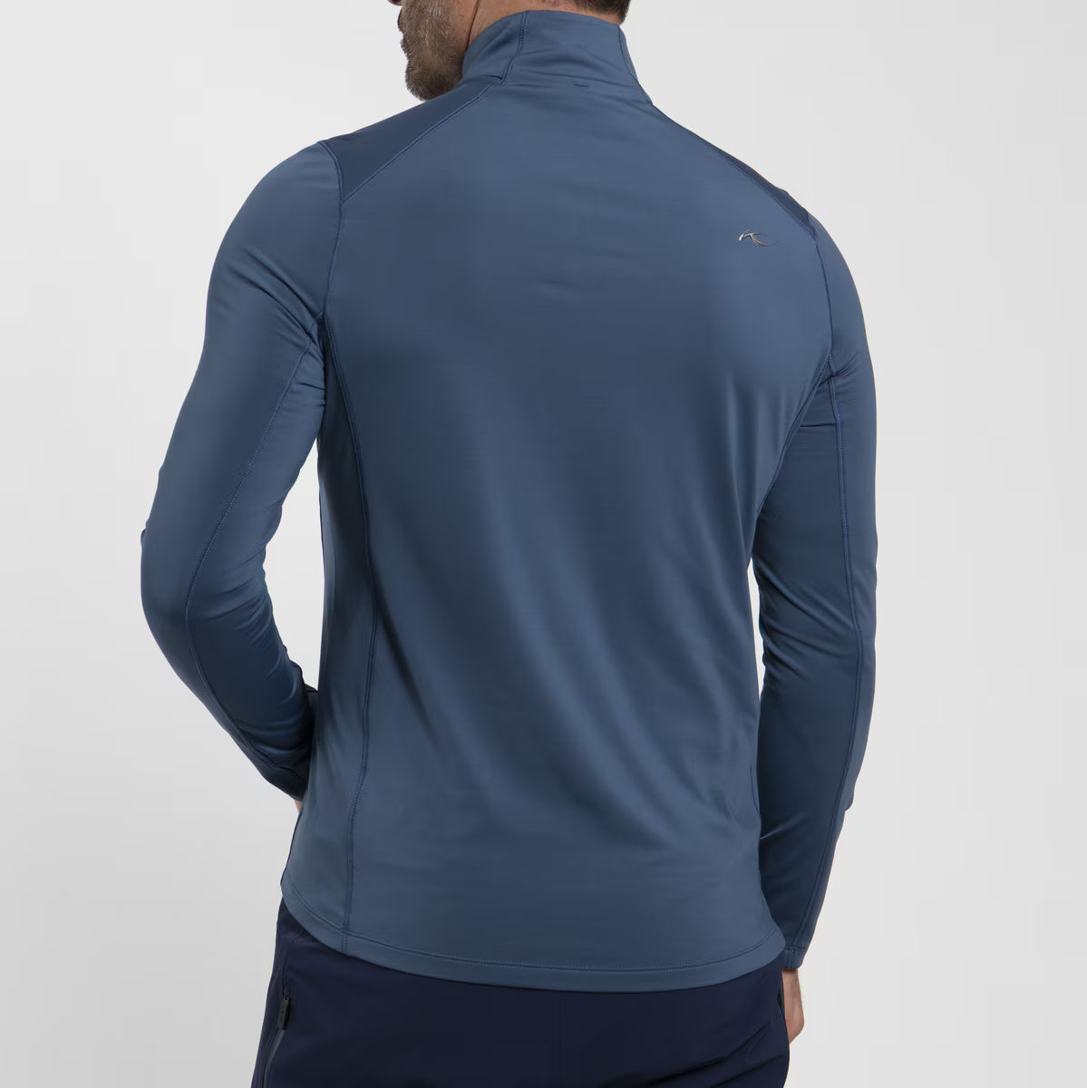 Kjus Men's Trace 2.0 Midlayer Half-Zip Herre - Admiral Blue/KJUS Navy