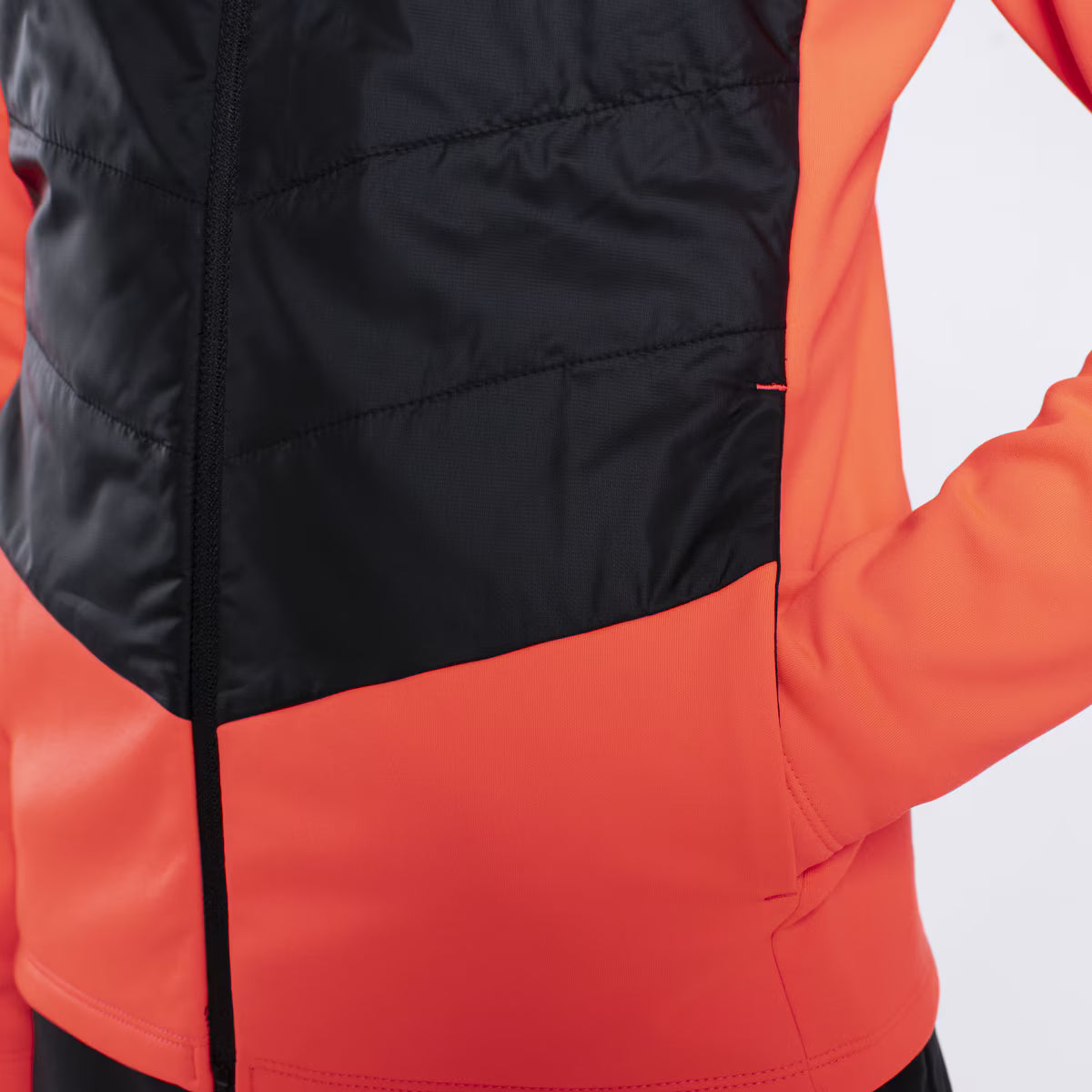 KJUS Boys' Chase Midlayer Jacket Børn - Solar Flare/Black -