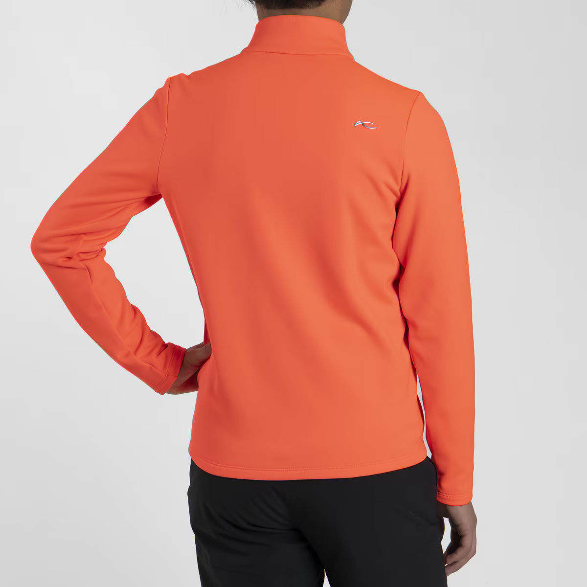 KJUS Boys' Chase Midlayer Jacket Børn - Solar Flare/Black -