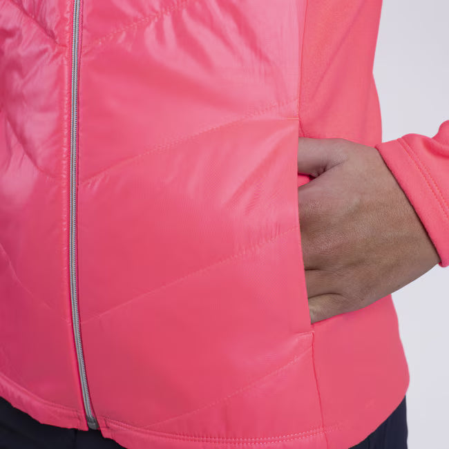 Kjus Girls Icicles Midlayer Jacket Sample - Cyber Pink -