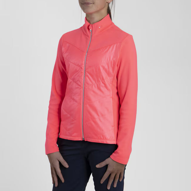Kjus Girls Icicles Midlayer Jacket Sample - Cyber Pink - Cyber Pink 152