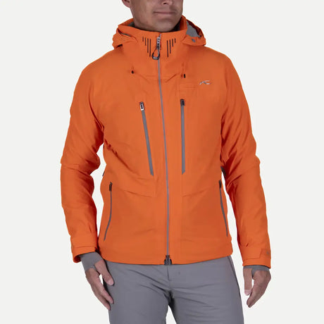 Kjus Men's Lasse Airflow Jacket Skijakke Herre - Orange