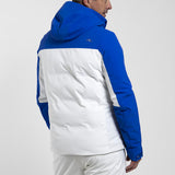 Kjus Men's Green Line 2.0 Jacket Skijakke Herre - White/Trailblazer