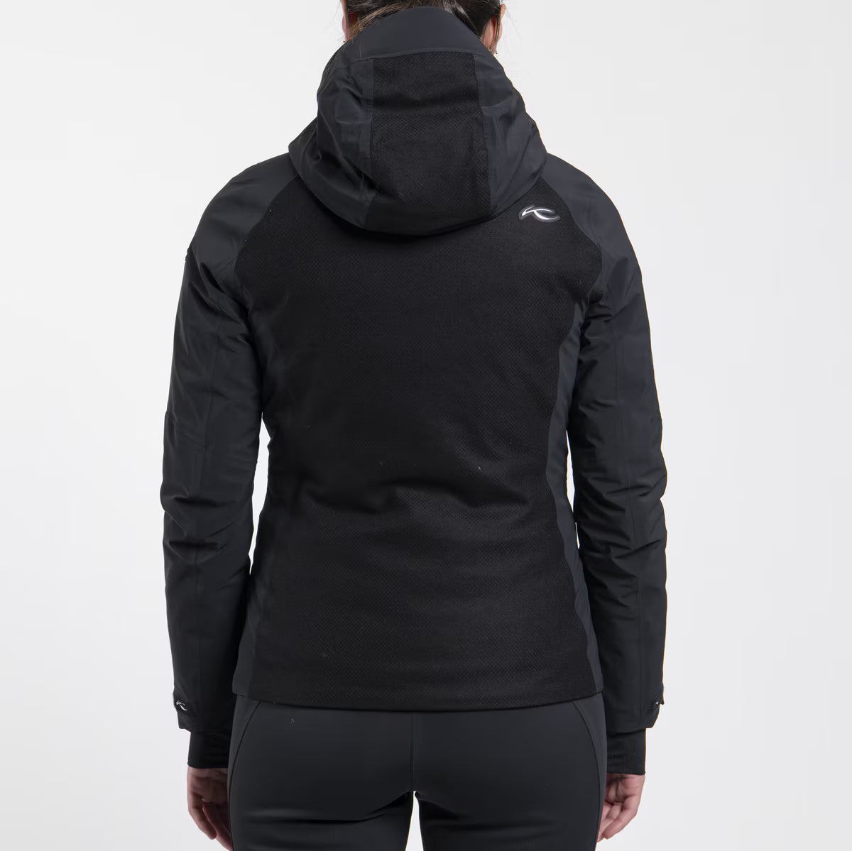 Kjus Women's Solstice Jacket Skijakke Dame - Black/Deep Ruby
