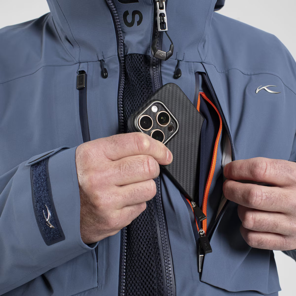 Kjus Men's Lucas FRX Shell Jacket Skijakke Herre - Admiral Blue/KJUS Navy