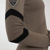 Kjus Women's Retro Patch Jumper Sweater Dame - Willow/Black -