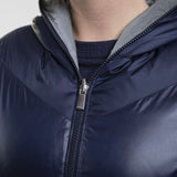 Kjus Women's Women's Backflip Jacket Vendbar Dunjakke Dame - KJUS Navy/Reflective -