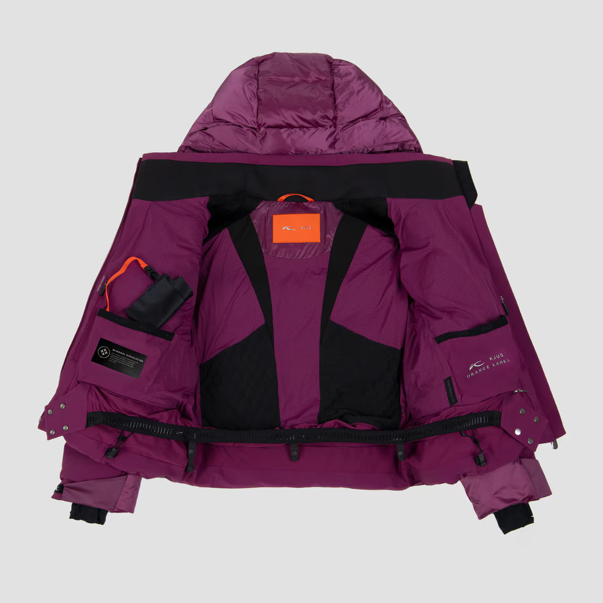 KJUS Women's Avalon Jacket Skijakke Dame - Deep Ruby -