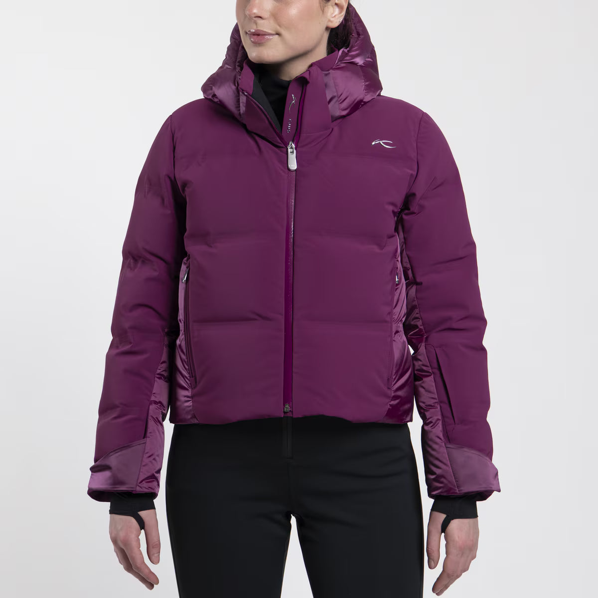 KJUS Women's Avalon Jacket Skijakke Dame - Deep Ruby - Deep Ruby