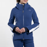 Kjus Women's Formula Jacket Skijakke Dame - Sapphire/White - Sapphire White