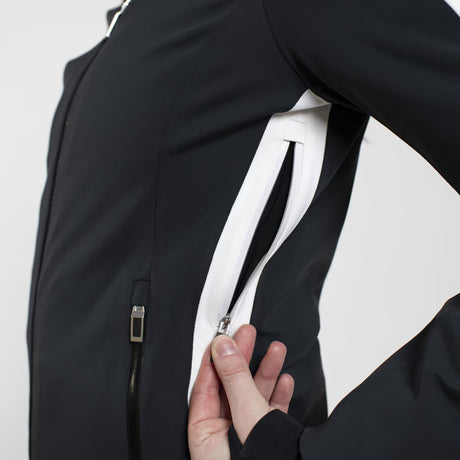 Kjus Women's Formula Jacket Skijakke Dame - Black/White -