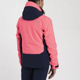 Kjus Girls' Downhill Jacket - Cyber Pink/Atlanta Blue -