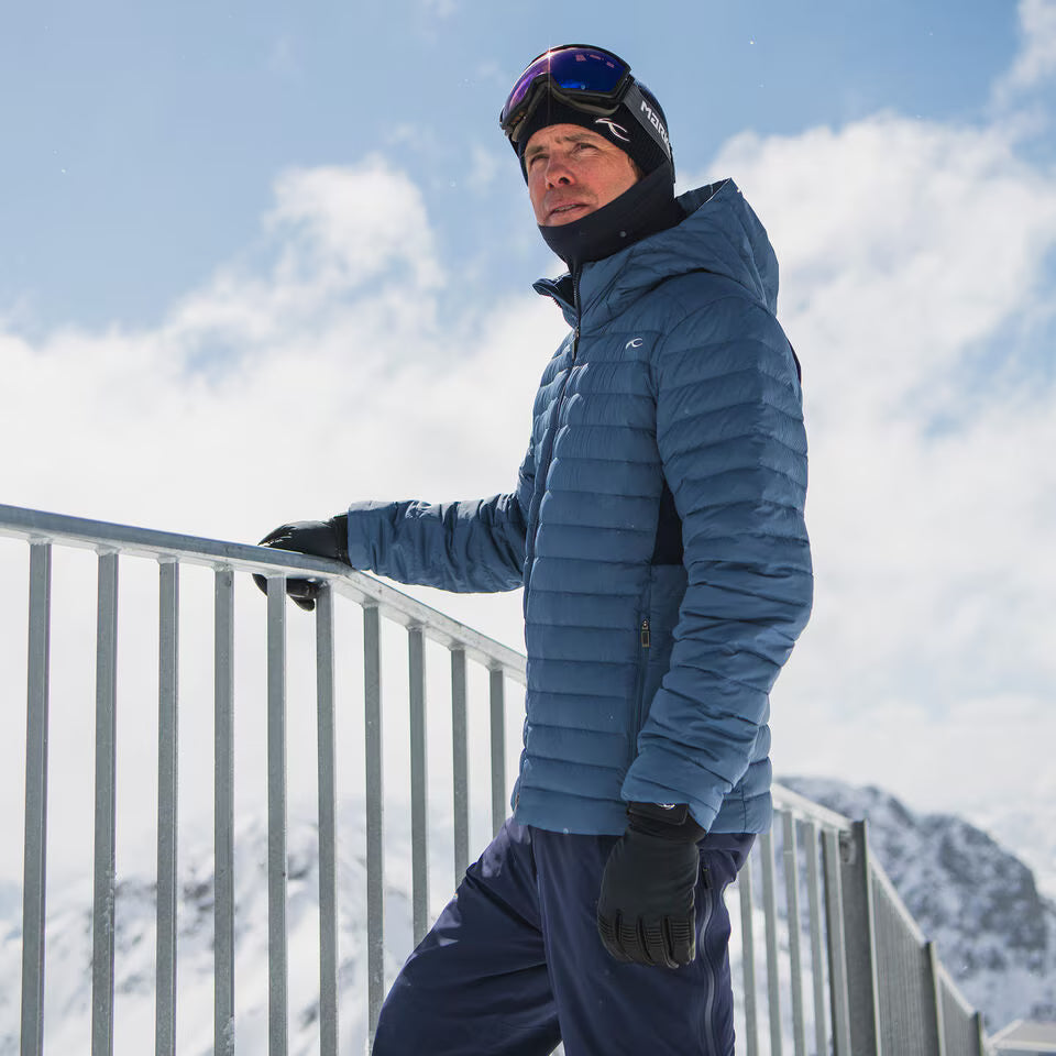 Kjus Men's FRX Blackcomb Hooded Dunjakke Herre - Admiral Blue/KJUS Navy