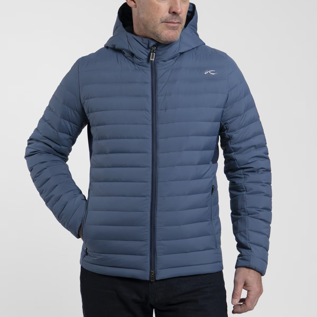 Kjus Men's FRX Blackcomb Hooded Dunjakke Herre - Admiral Blue/KJUS Navy
