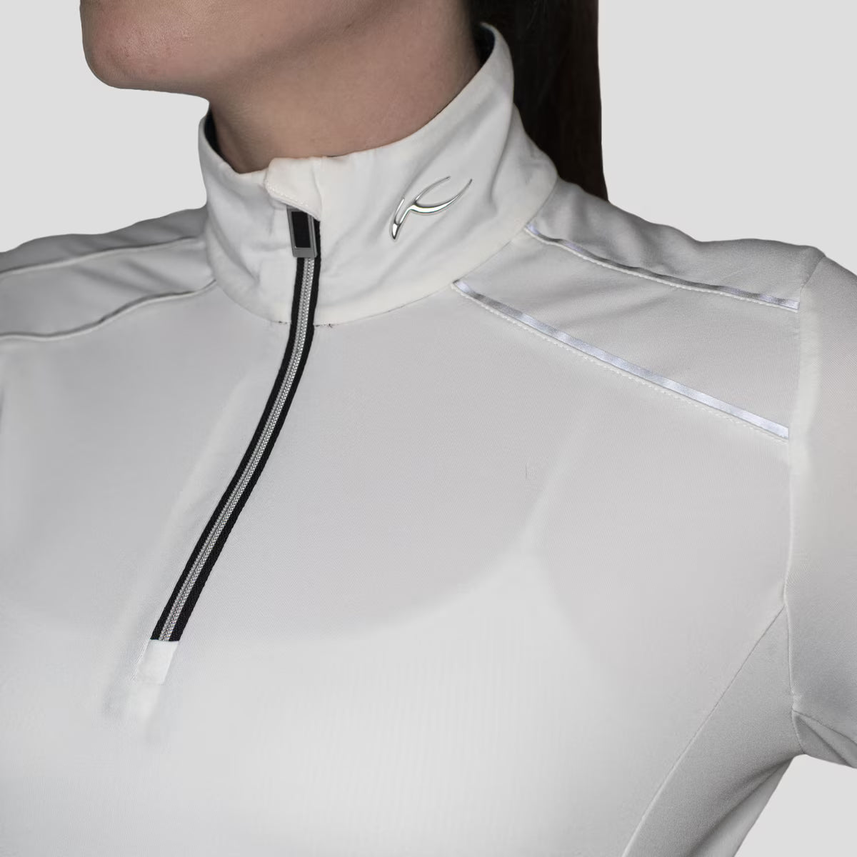 Kjus Women Downhill Midlayer Dame - White/Black -