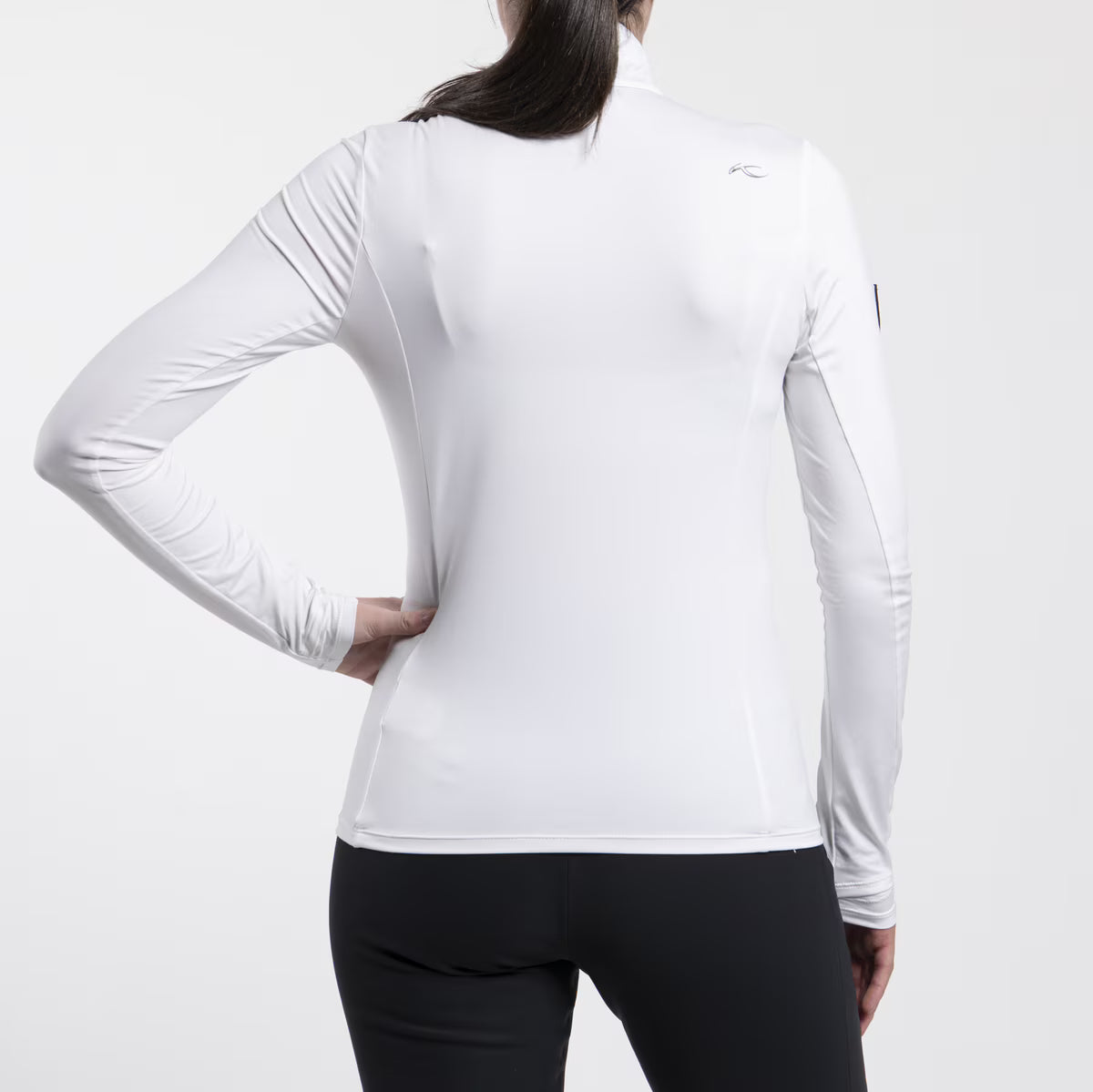 Kjus Women Downhill Midlayer Dame - White/Black -