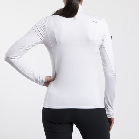 Kjus Women Downhill Midlayer Dame - White/Black -