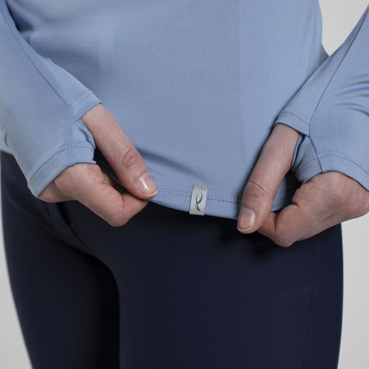 Kjus Women Downhill Midlayer Dame - Tranquil Blue/KJUS Navy -