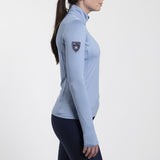 Kjus Women Downhill Midlayer Dame - Tranquil Blue/KJUS Navy -