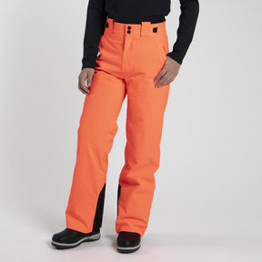 KJUS Boys' Vector Max Trousers Skibukser Børn - Solar Flare/Black - Solar Flare Black