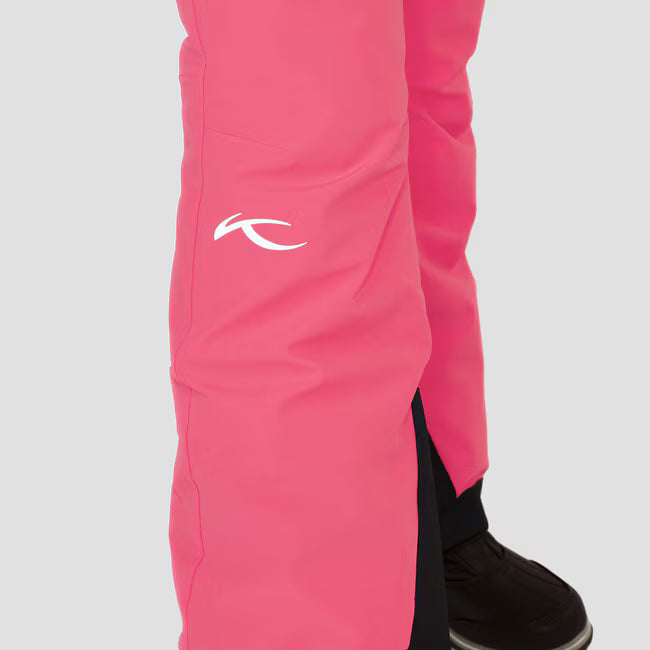 KJUS Girls' Whiteout Trousers Skibukser Børn - Cyber Pink/Atlanta Blue -