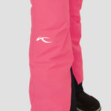 KJUS Girls' Whiteout Trousers Skibukser Børn - Cyber Pink/Atlanta Blue -