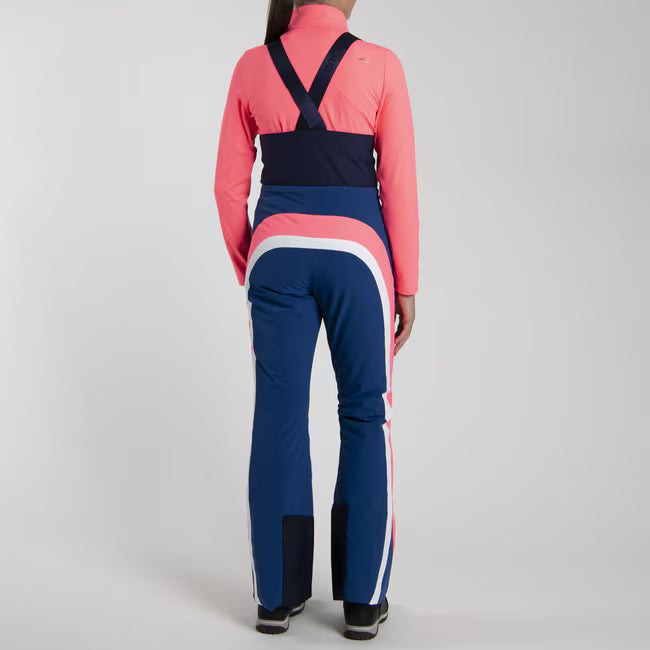 Kjus Girls' Skylar Bib - Sapphire/Atlanta Blue -