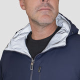 Kjus Men's Apex Flip Jacket Vendbar Jakke Herre - KJUS Navy/Reflective