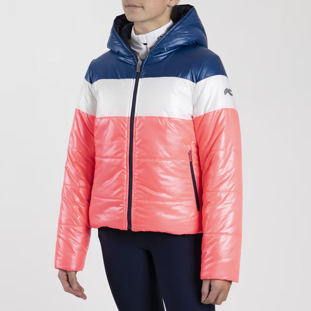 Kjus Juniors Backflip Jacket - Cyber Pink/Atlanta Blue - Cyber Pink Atlanta Blue 152