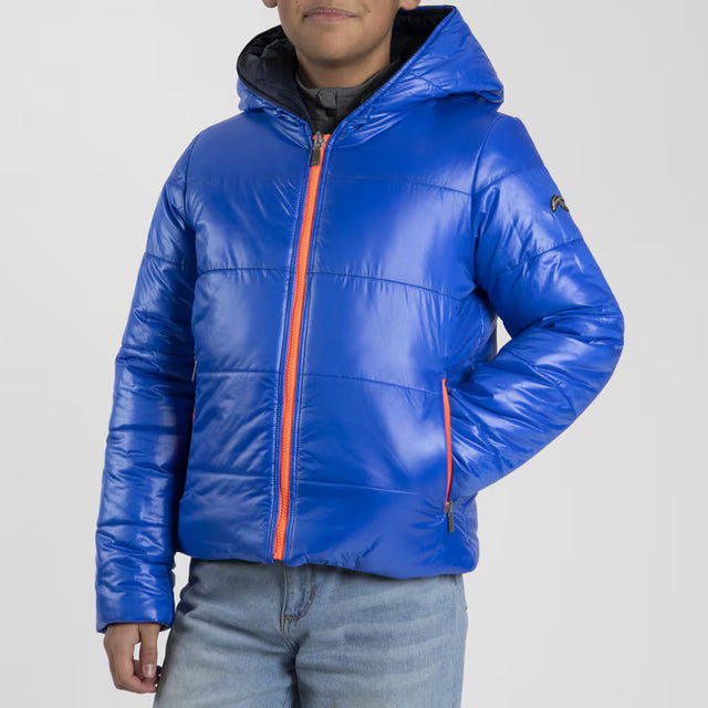 Kjus Juniors Backflip Jacket - Trailblazer/Atlanta Blue - Trailblazer Atlanta Blue 152