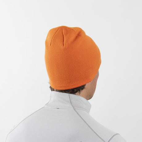 Kjus Unisex K-KJUS Logo Beanie Skihue Dame/ Herre - KJUS Orange -