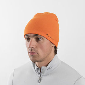 Kjus Unisex K-KJUS Logo Beanie Skihue Dame/ Herre - KJUS Orange - Kjus Orange