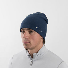 Kjus Unisex K-KJUS Logo Beanie Skihue Dame/ Herre - KJUS Navy - KJUS Navy