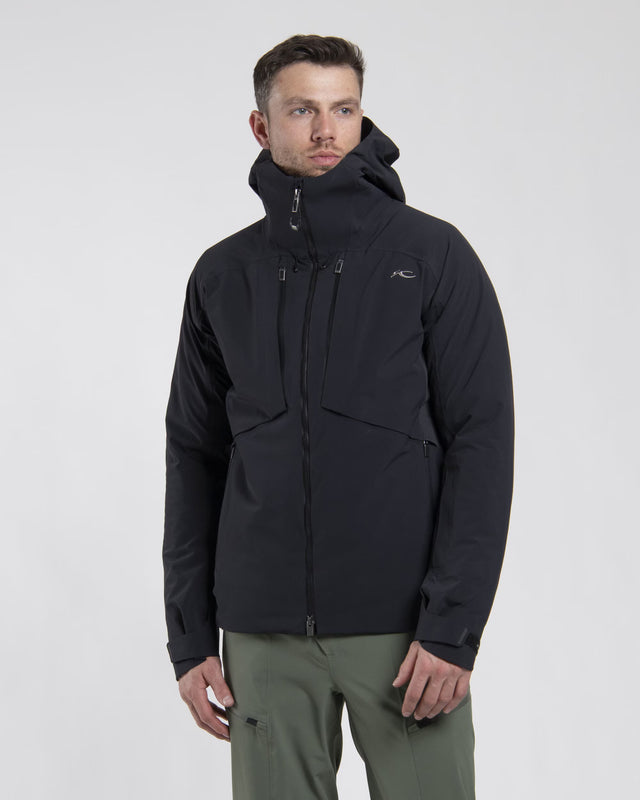 Kjus Men's Lucas FRX Shell Jacket Skijakke Herre - Black - Black - K01127_K0112701_MF2