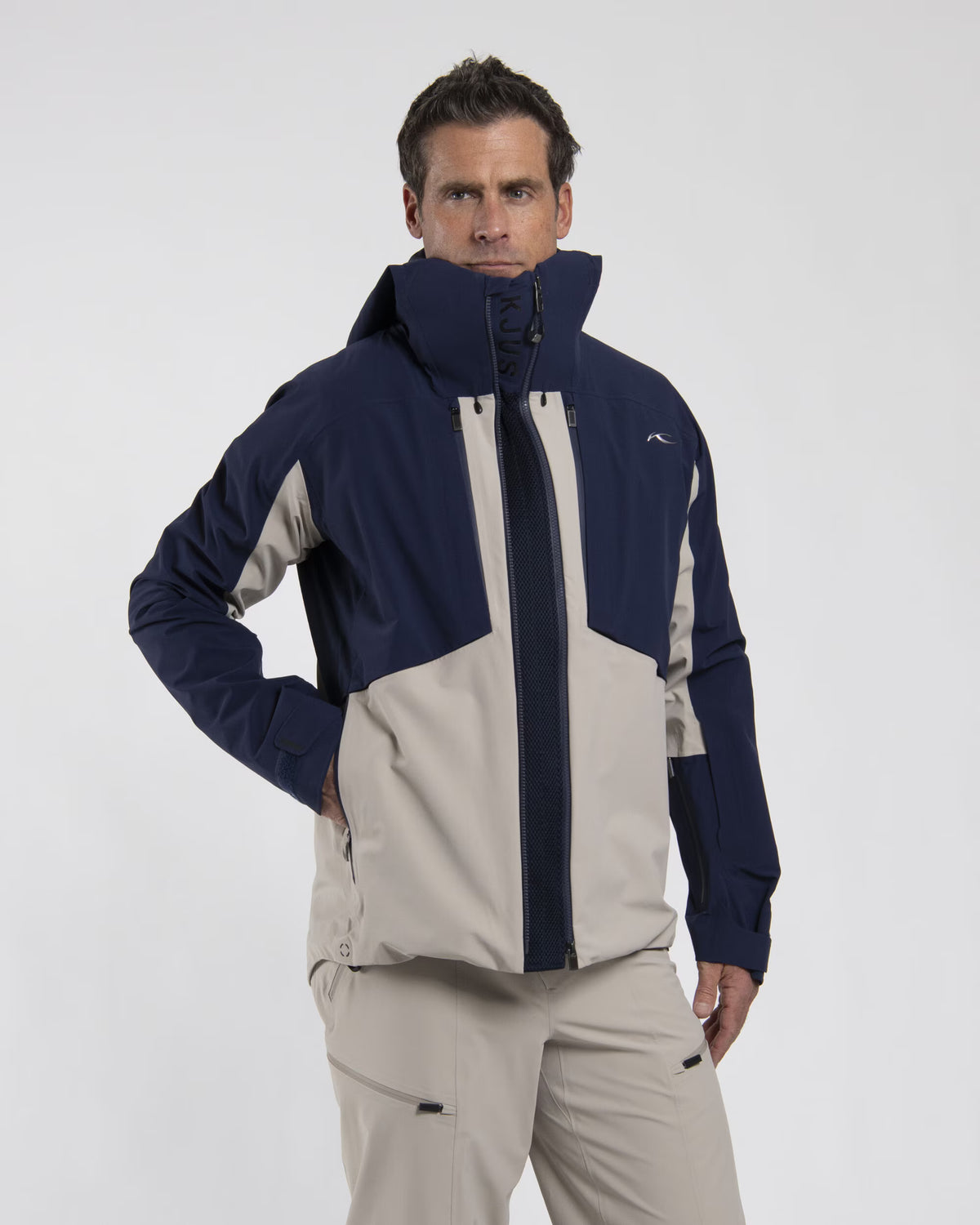 Kjus Men's Lucas FRX Shell Jacket Skijakke Herre - KJUS Navy/Mal - KJUS Navy Malt - K01127_K0112702_MF2