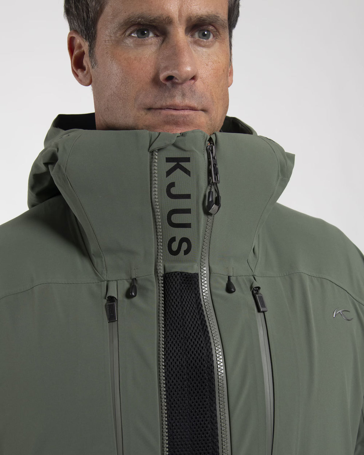 Kjus Men's Lucas FRX Shell Jacket Skijakke Herre - Green Slate - - K01127_K0112703_D01