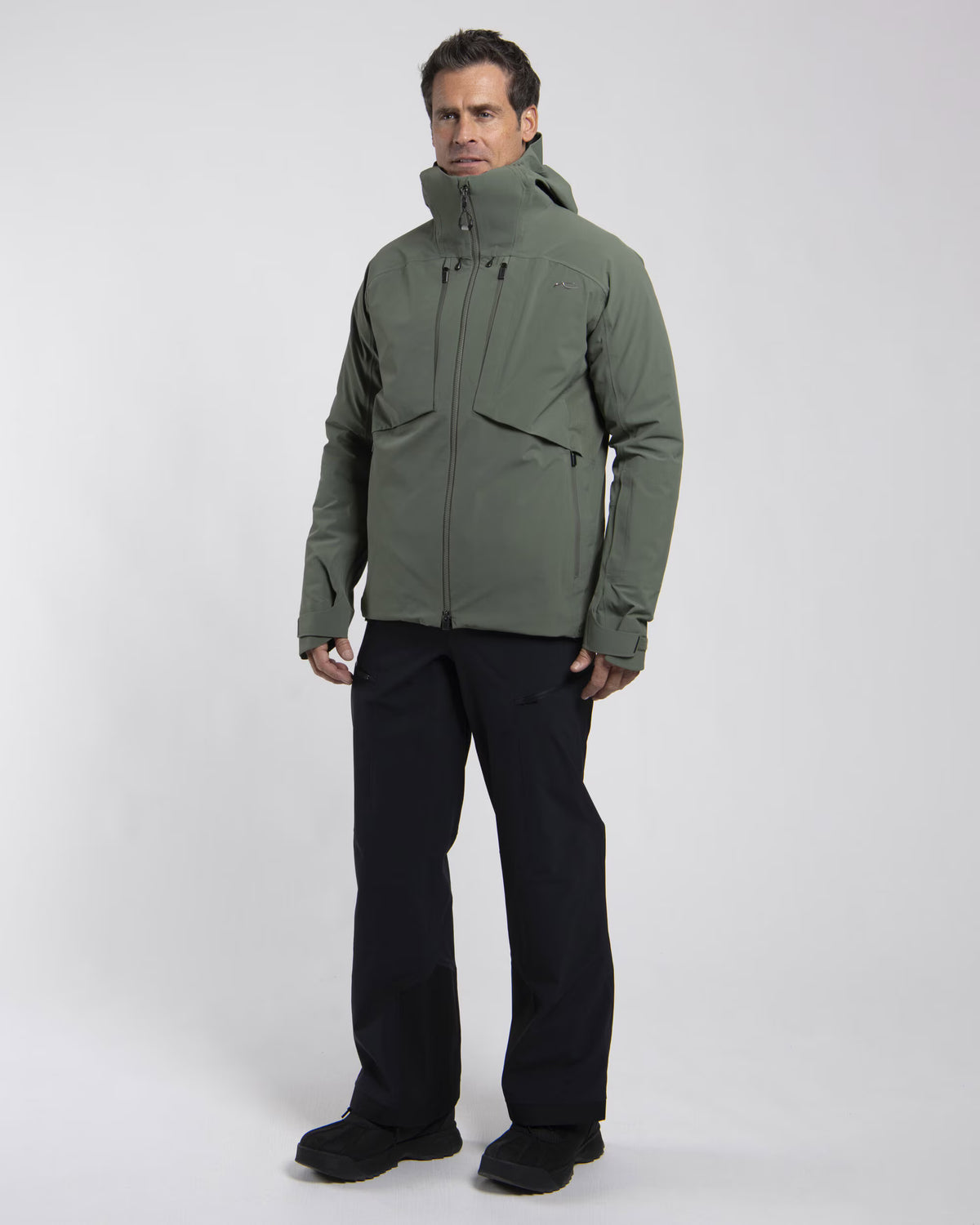 Kjus Men's Lucas FRX Shell Jacket Skijakke Herre - Green Slate - - K01127_K0112703_MF