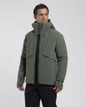 Kjus Men's Lucas FRX Shell Jacket Skijakke Herre - Green Slate - Green Slate - K01127_K0112703_MF2