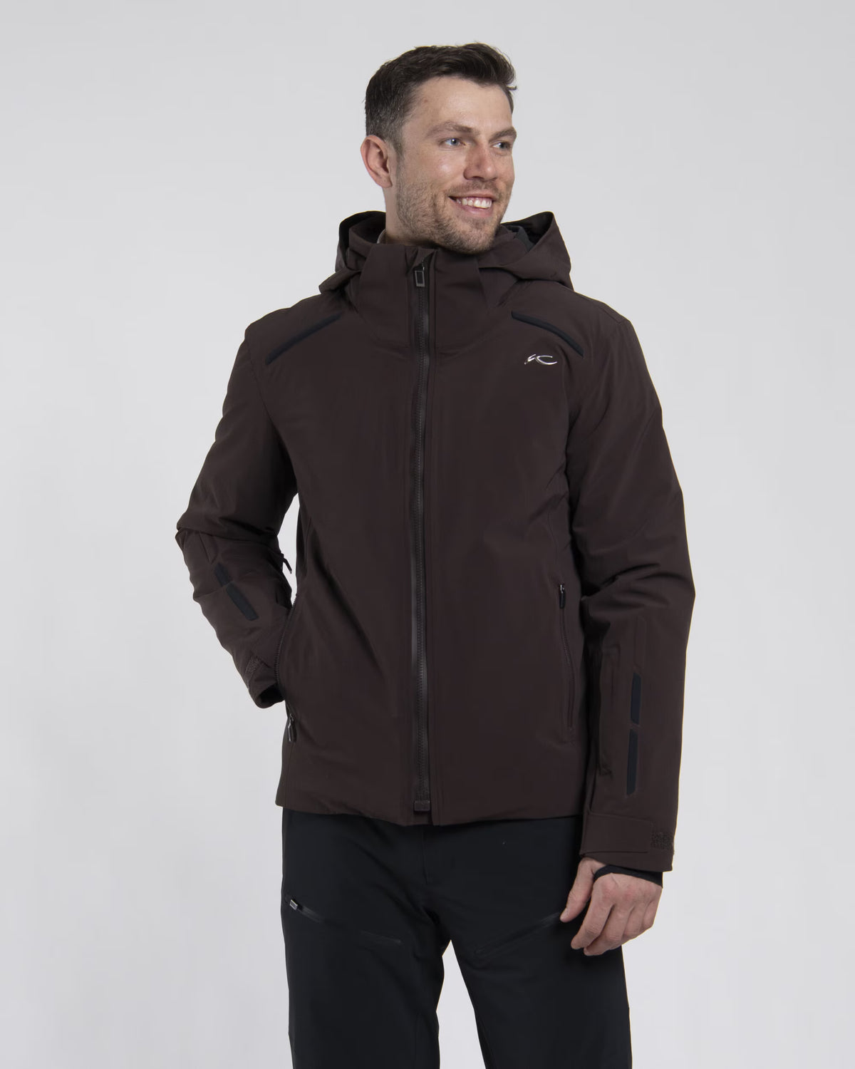 Kjus Men's Cirque Jacket Skijakke Herre - Espresso/Black
